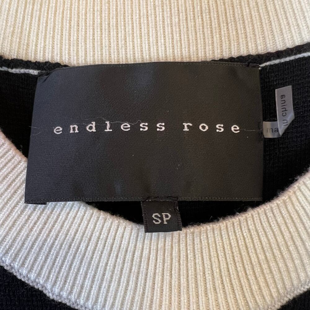 Anthropologie BodyCon Knit Dress in Black & White Women's Small - Picture 10 of 11